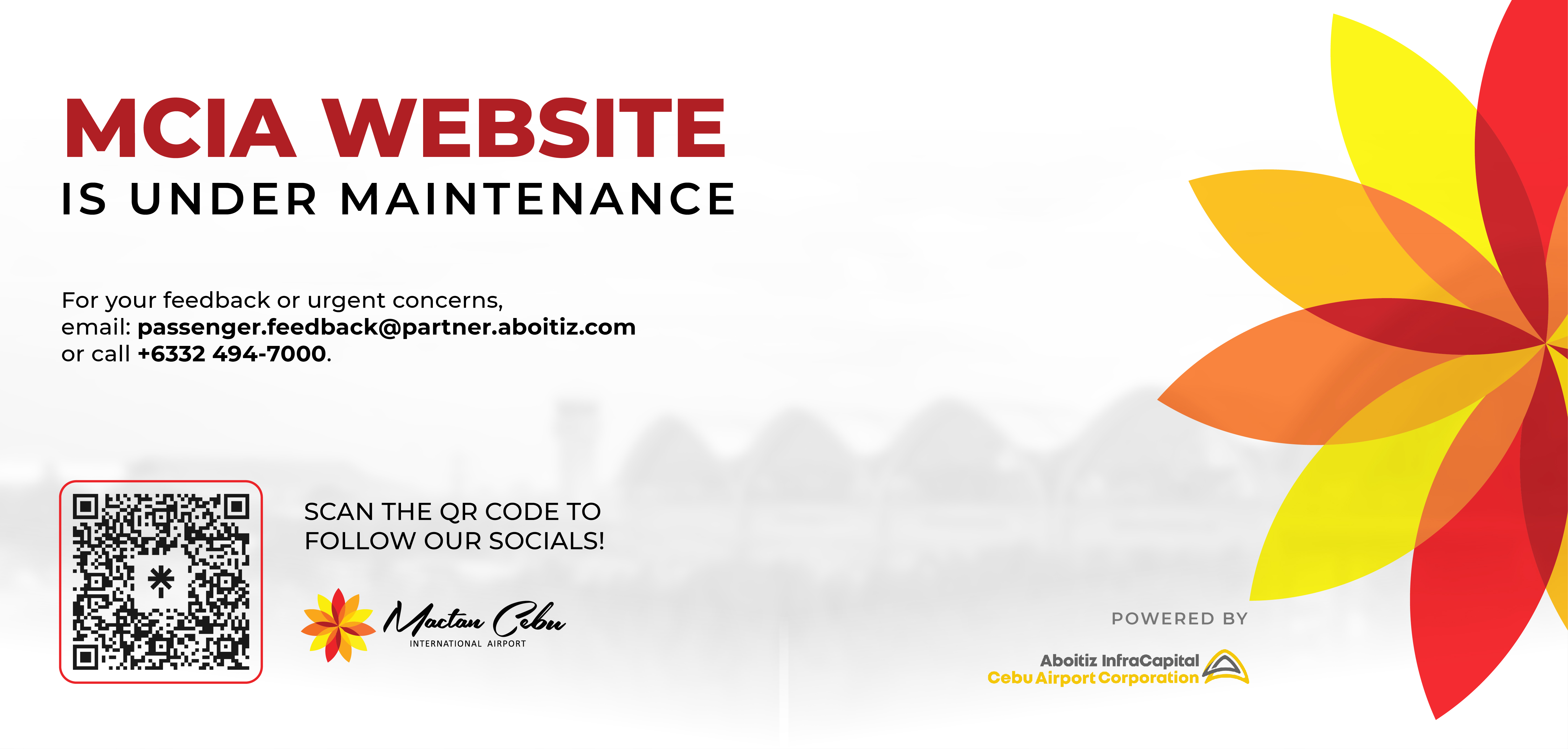Mactan Cebu Airport – Under Maintenance
